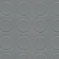 Thảm nhựa nút tròn màu ghi