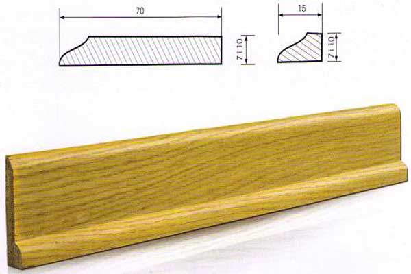 Phào nhựa chân tường LD4